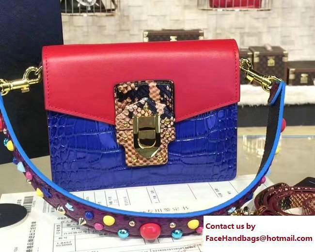 Dolce & Gabbana Shoulder Bag Red/Blue 2017